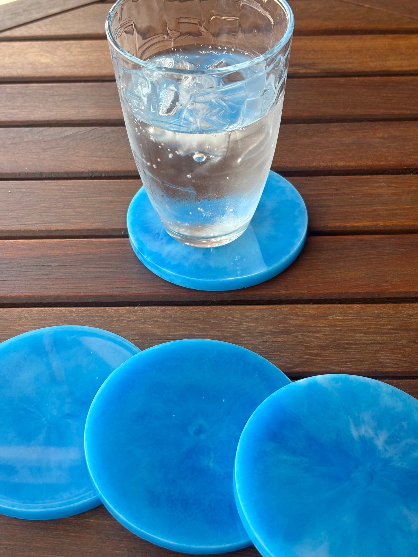 Blue & White Coaster Set (4 pcs)