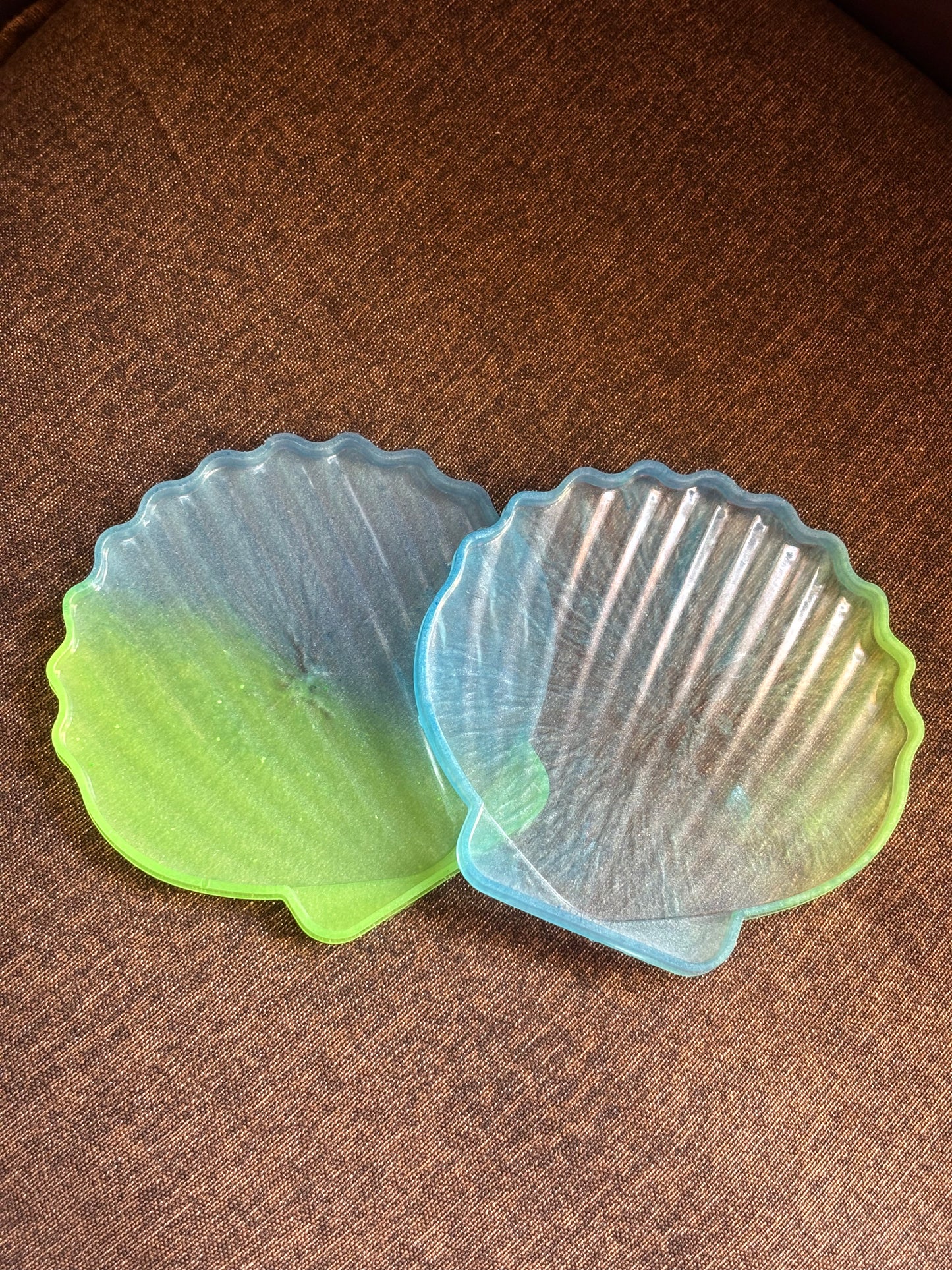 Green & Blue Shell Coaster