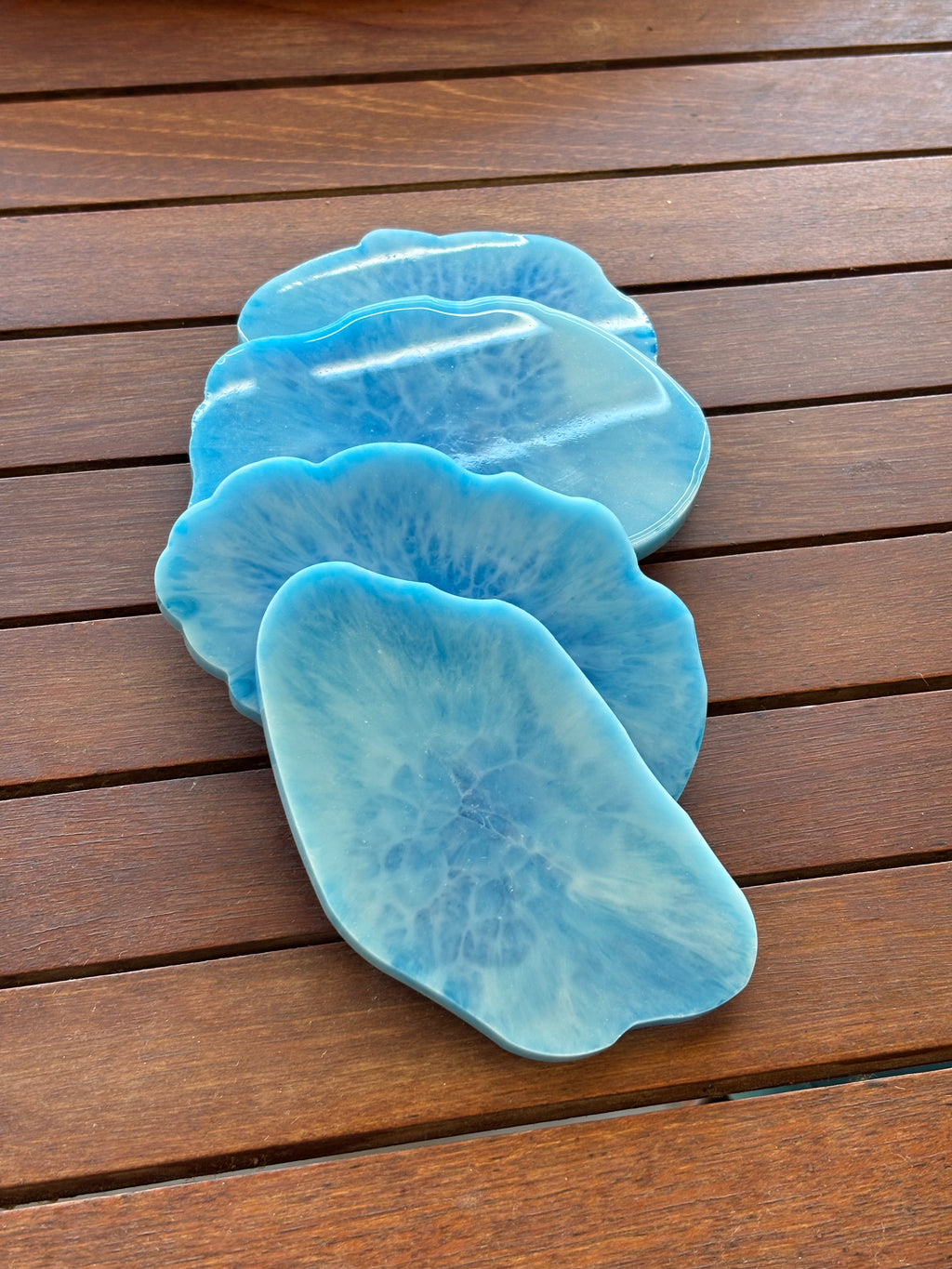 Wavy Coaster Set (5 Coasters - Mixed Sizes)