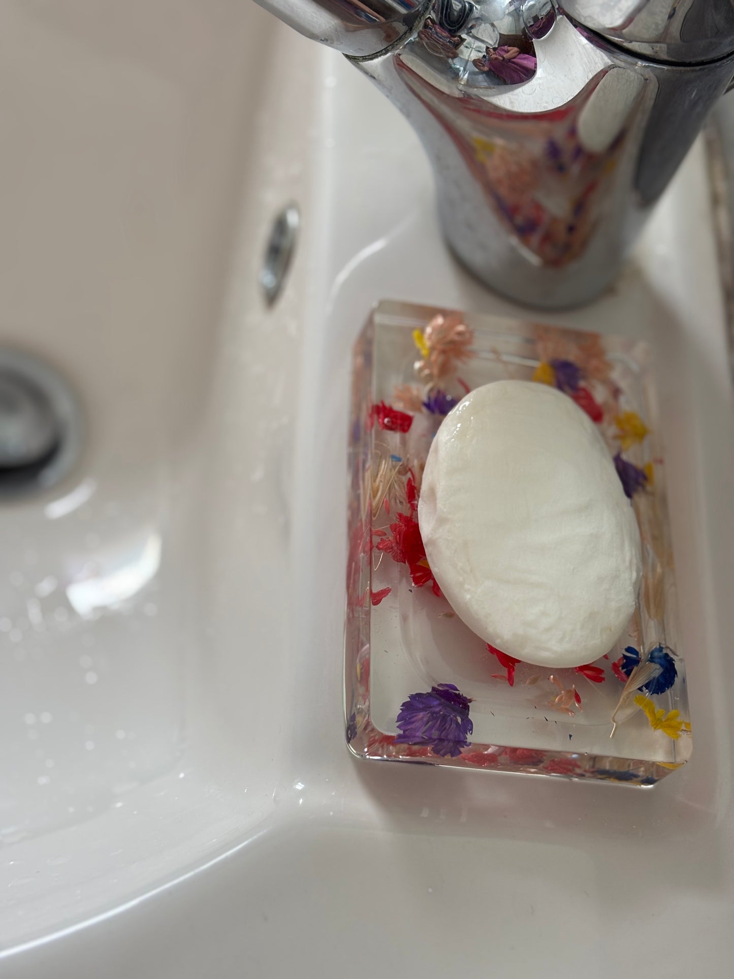 Dried Flowers Soap Dish