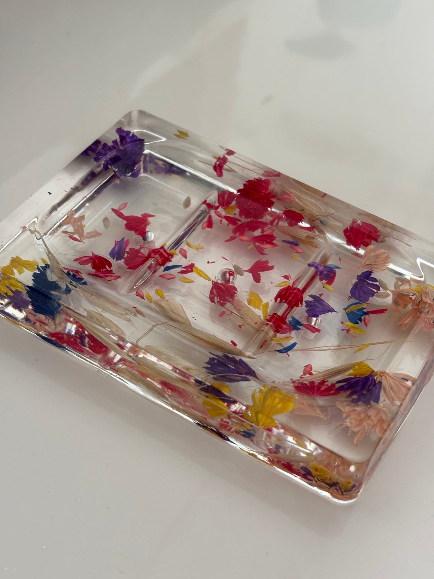 Dried Flowers Soap Dish