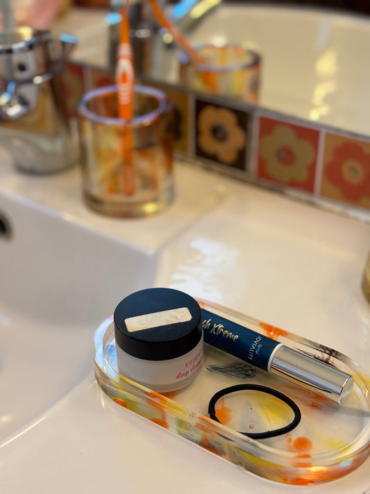 Inkspill Bathroom Set