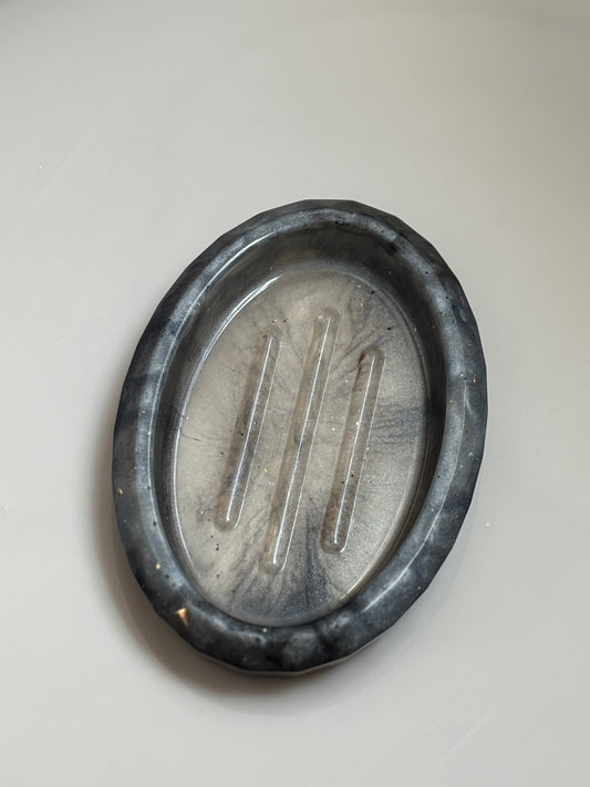 Black & White Soap Dish