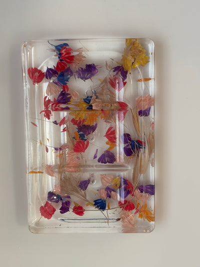 Dried Flowers Soap Dish
