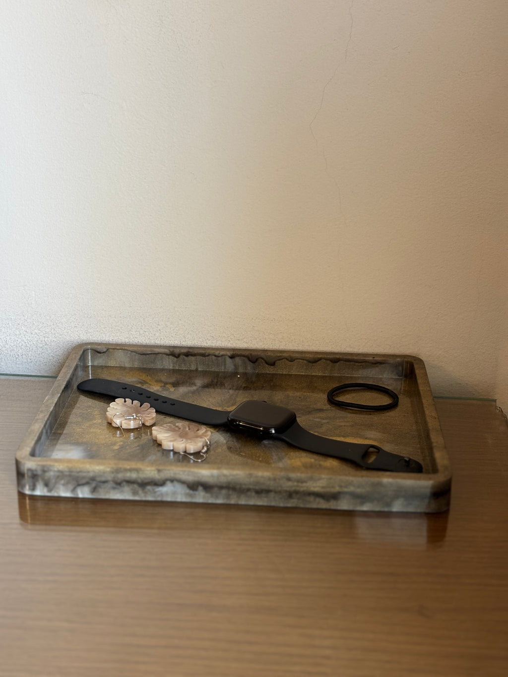 Brown & Gold Organizer Tray