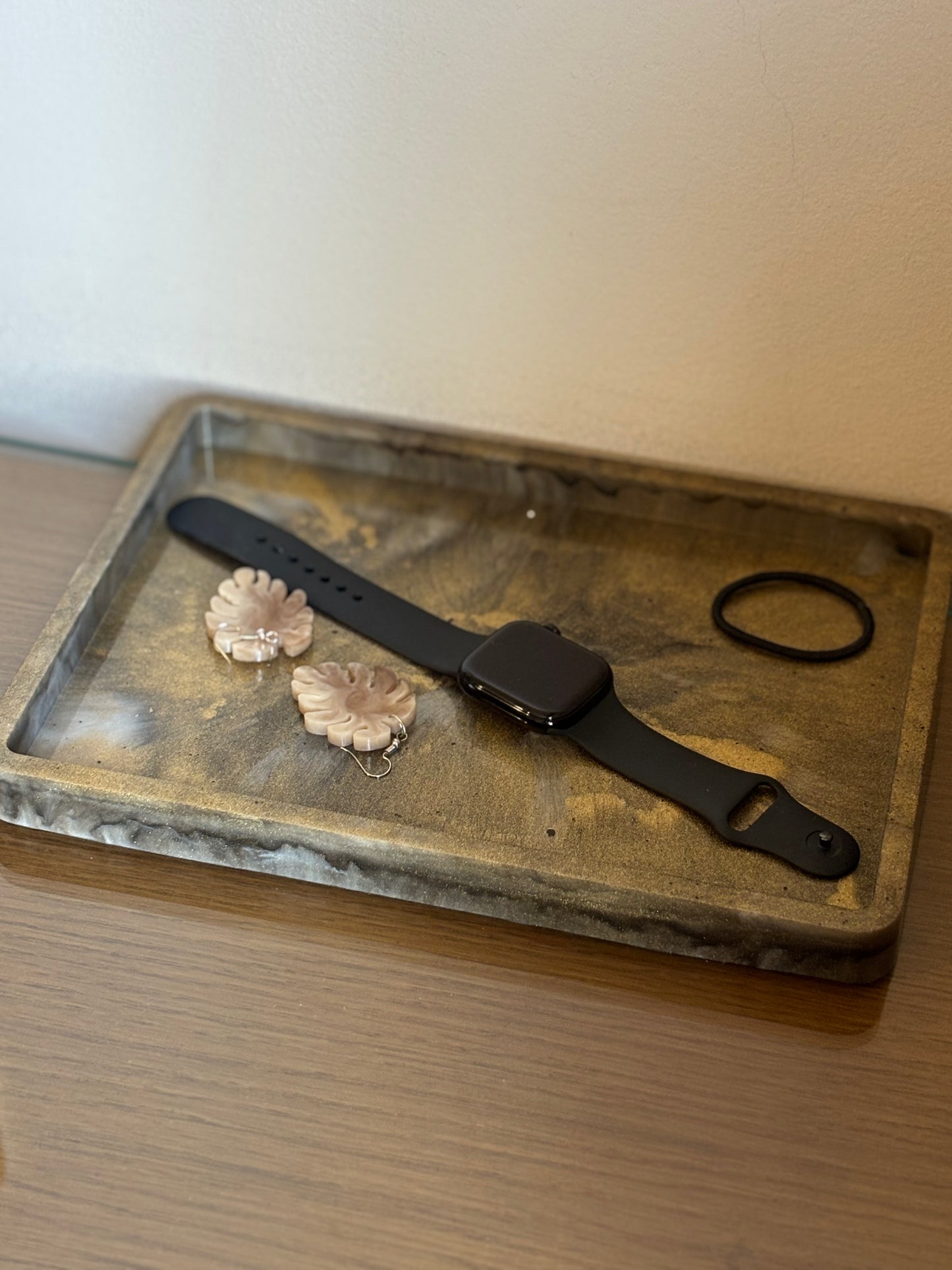 Brown & Gold Organizer Tray