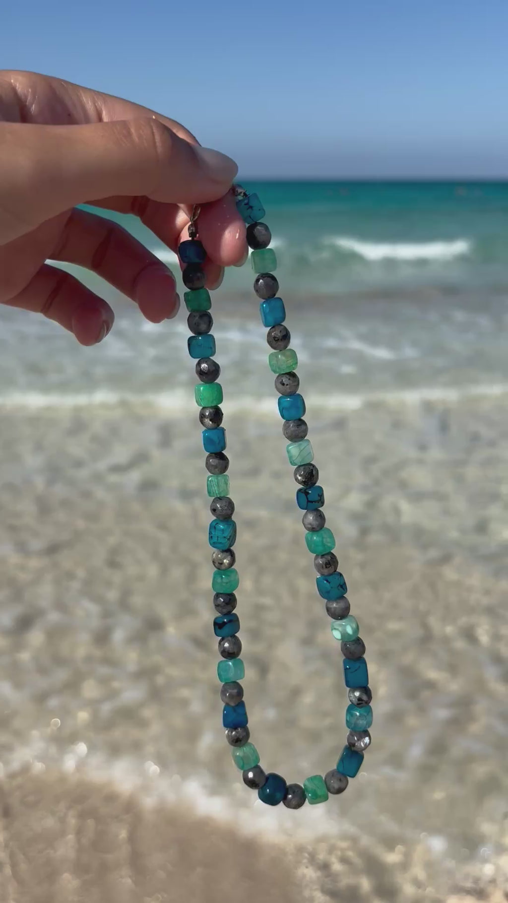 Ocean Breeze Beaded Necklace